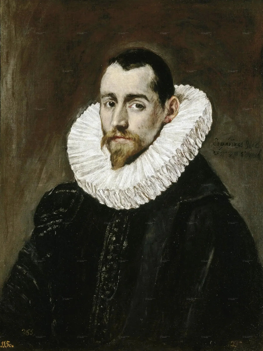 Porträtt av en ung gentleman - El Greco