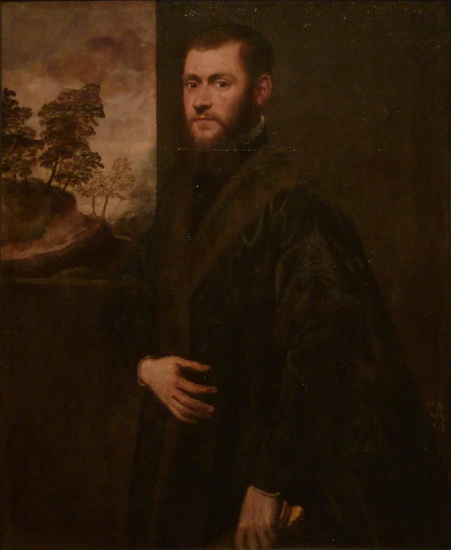 Porträtt av en ung gentleman - Jacopo Tintoretto