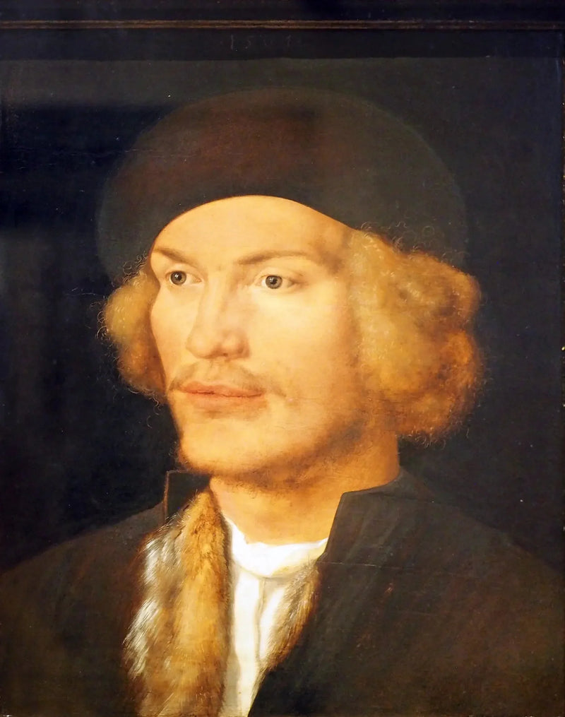 Porträtt av en ung man - Albrecht Dürer