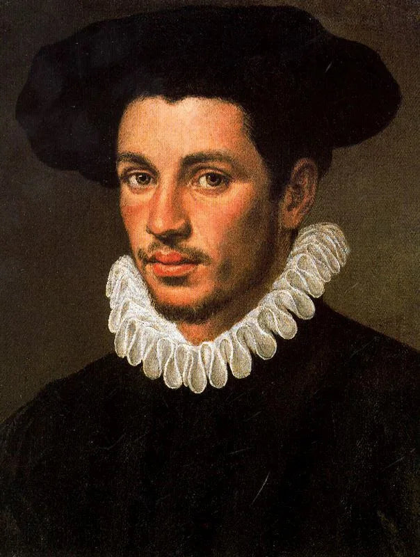 Porträtt av en ung man - Annibale Carracci