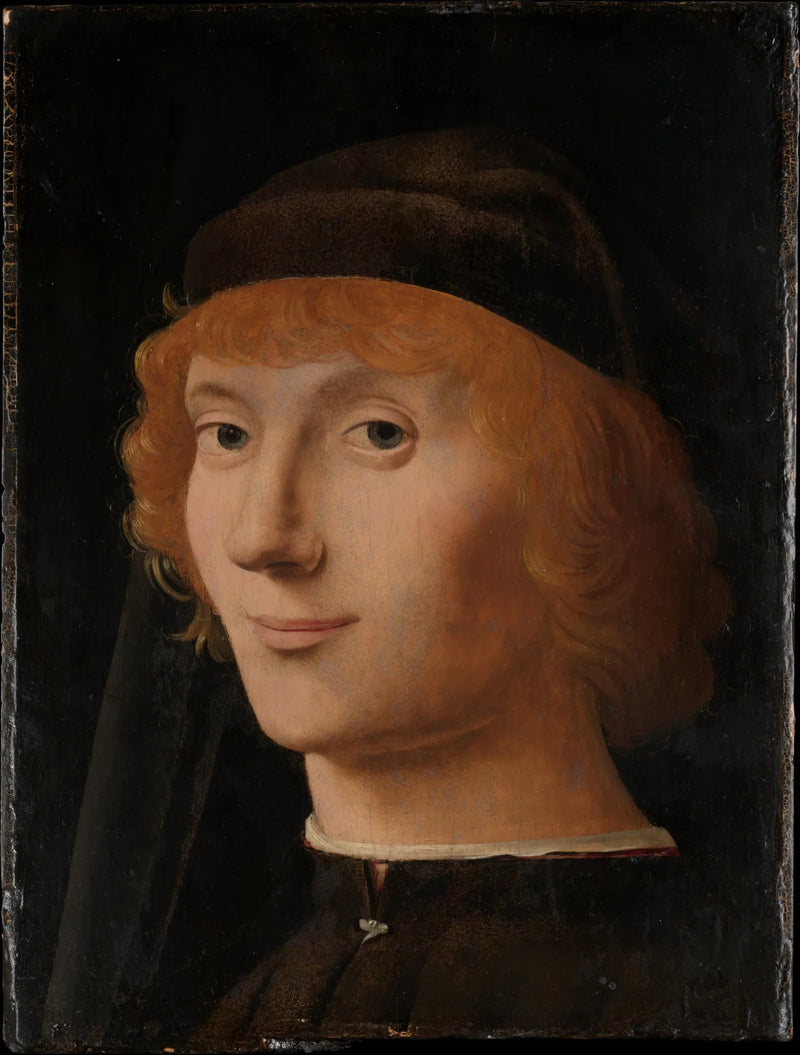 Porträtt av en ung man - Antonello de Messina