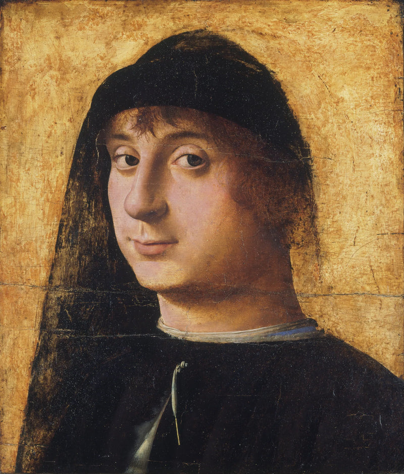 Porträtt av en ung man - Antonello de Messina