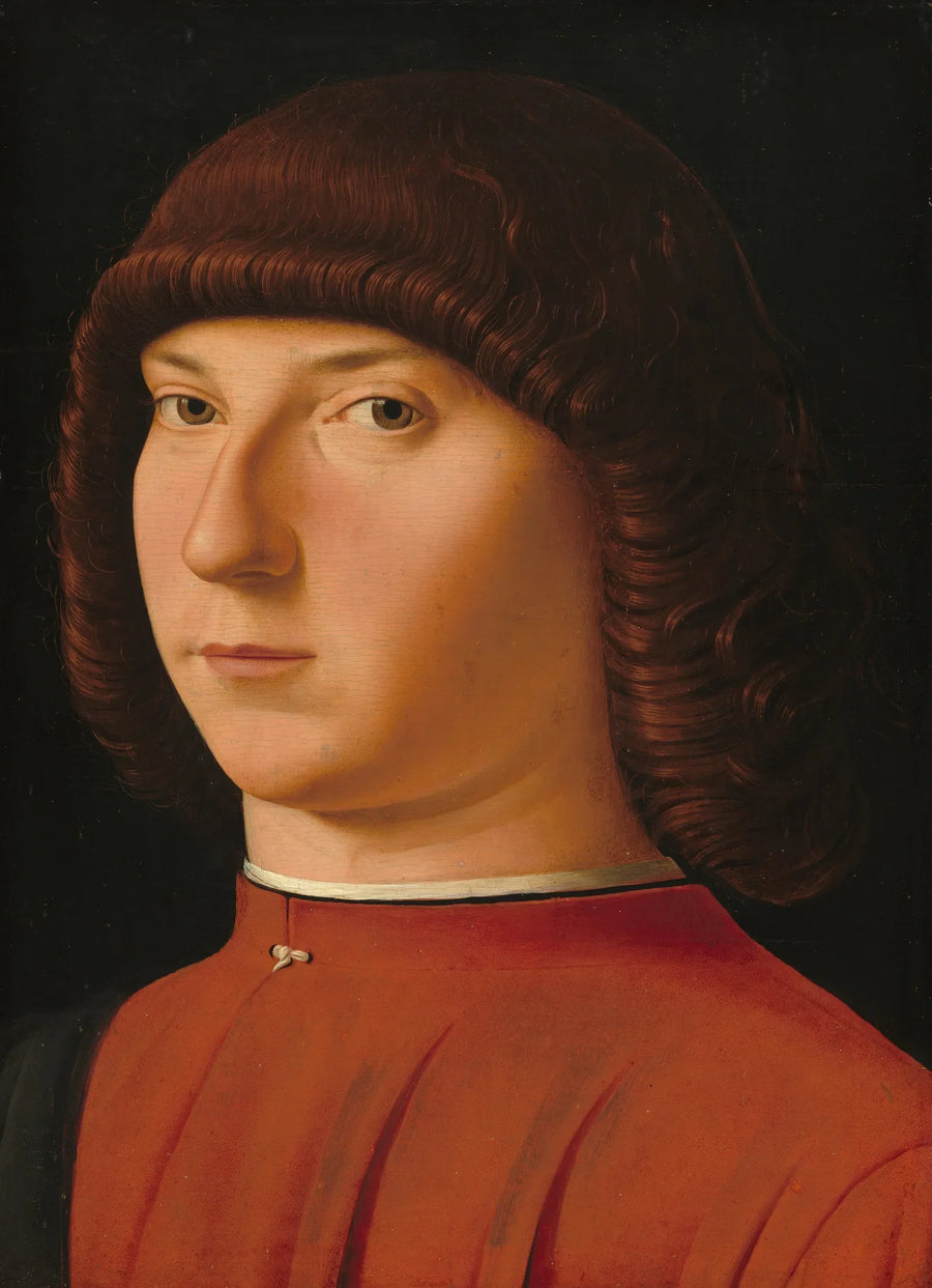 Porträtt av en ung man - Antonello de Messina