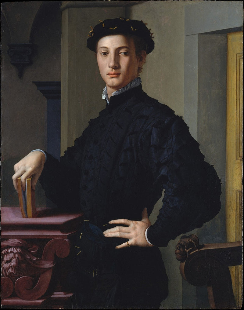 Porträtt av en ung man - Bronzino