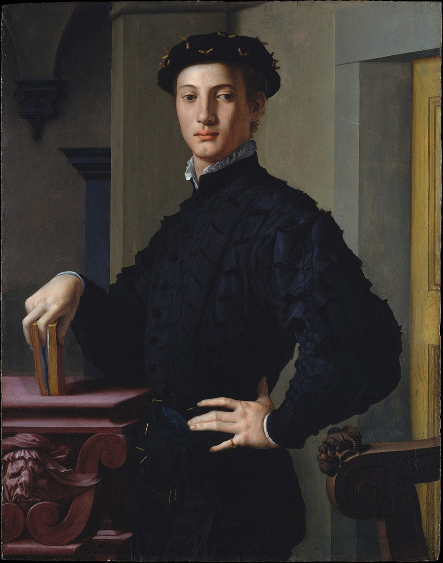 Porträtt av en ung man - Bronzino