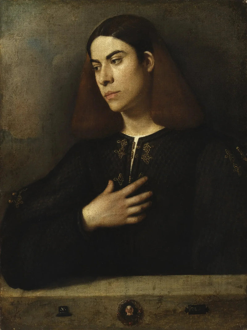 Porträtt av en ung man - Giorgione