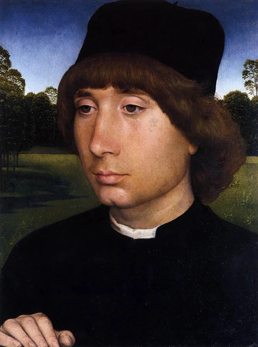 Porträtt av en ung man - Hans Memling