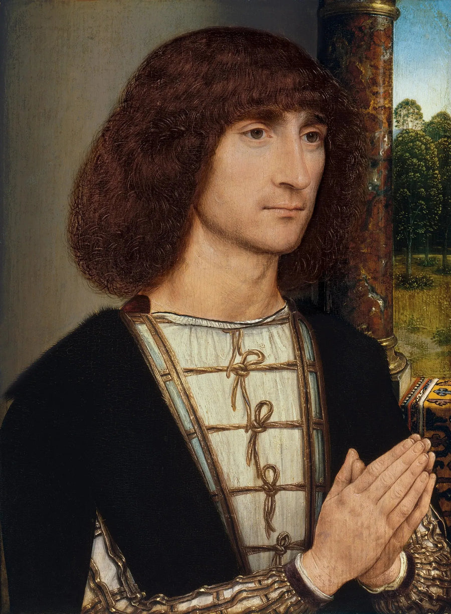 Porträtt av en ung man - Hans Memling