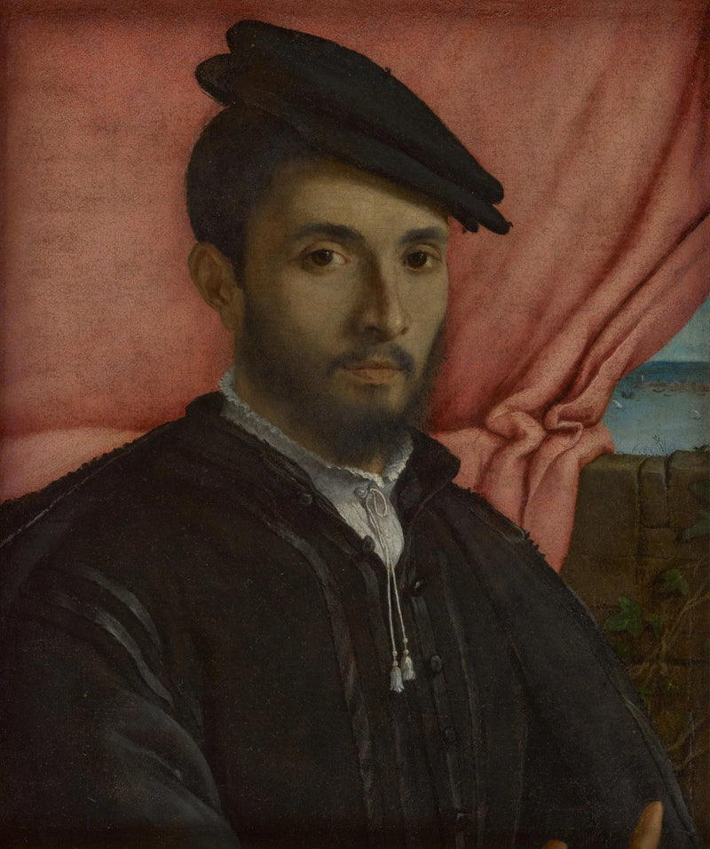 Porträtt av en ung man - Lorenzo Lotto