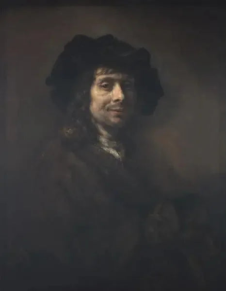 Porträtt av en ung man, kanske en konstnär - Rembrandt