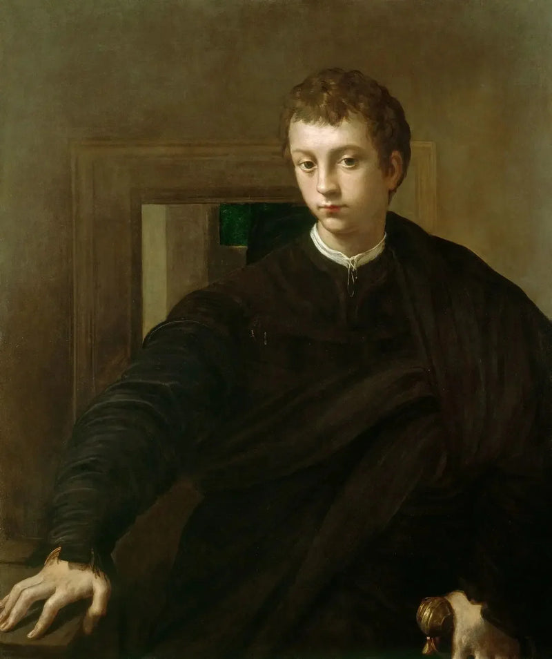 Porträtt av en ung adelsman - Parmigianino