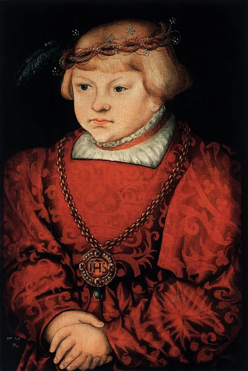 Porträtt av en ung prins - Lucas Cranach den äldre