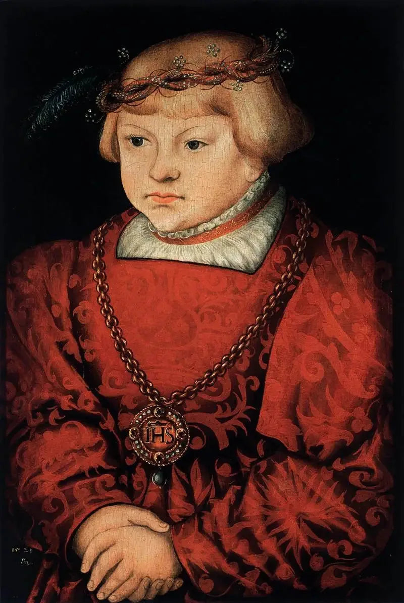 Porträtt av en ung prins - Lucas Cranach den äldre