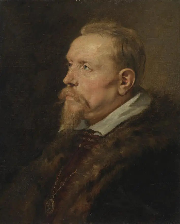 Porträtt av en medlem av familjen Van den Wijngaerd - Peter Paul Rubens
