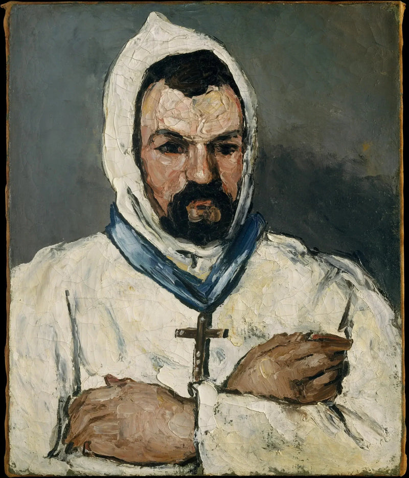 Porträtt av en munk - Paul Cézanne