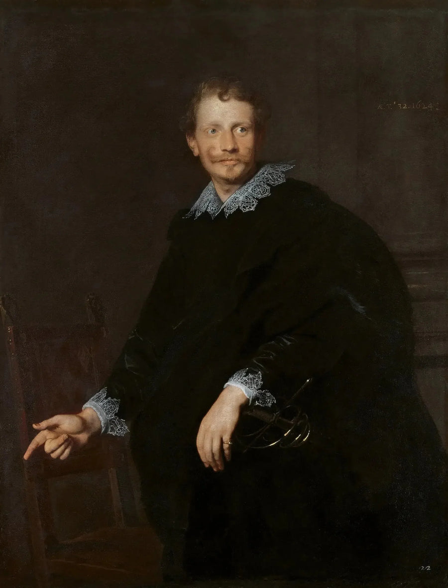 Porträtt av en genuesisk adelsman, 1624 - Antoine van Dyck
