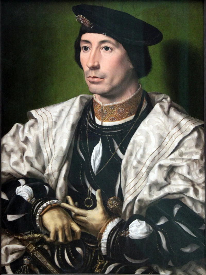 Porträtt av en adelsman - Jan Gossaert