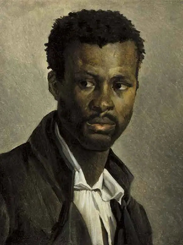 Porträtt av en svart man - Théodore Géricault