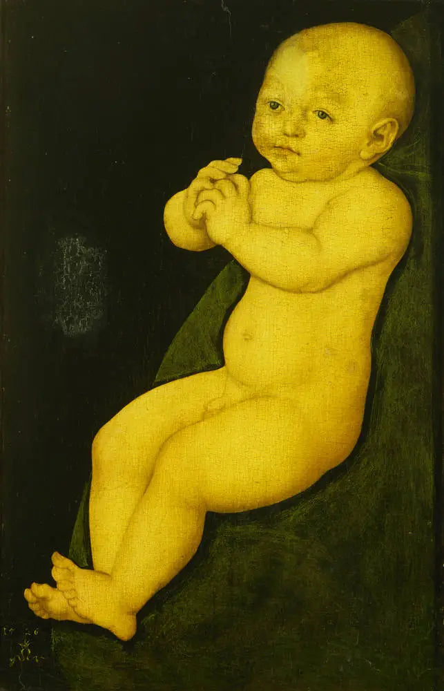 Porträtt av en spädbarn - Lucas Cranach den äldre