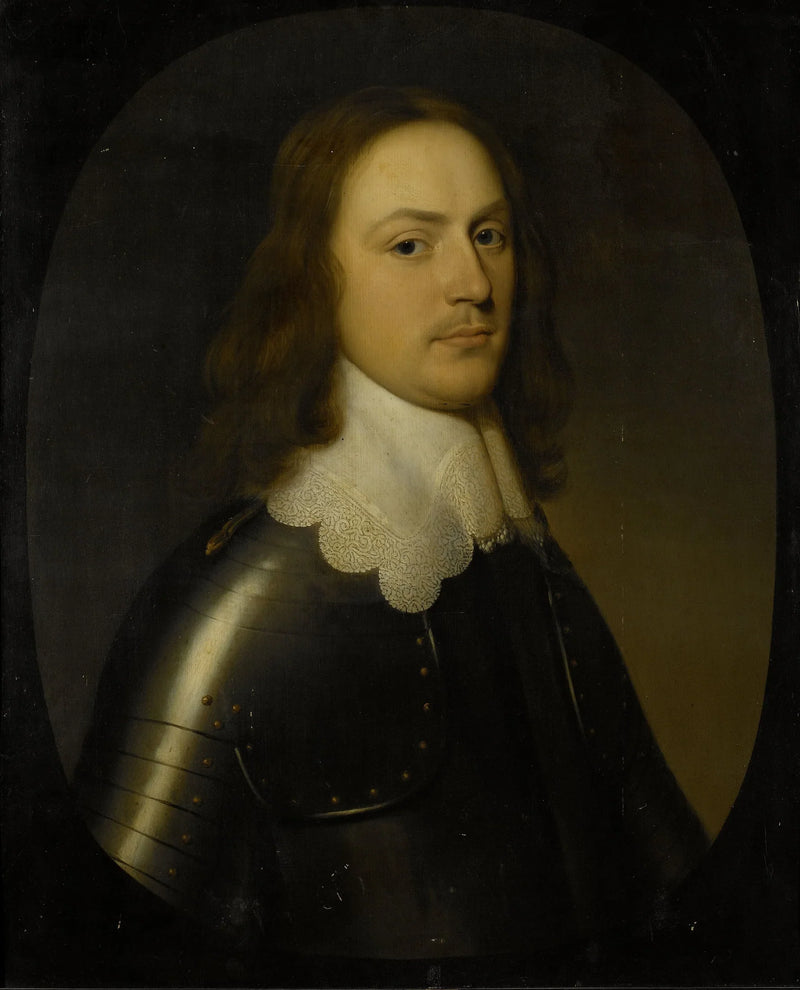 Porträtt av en officer - Gerrit van Honthorst