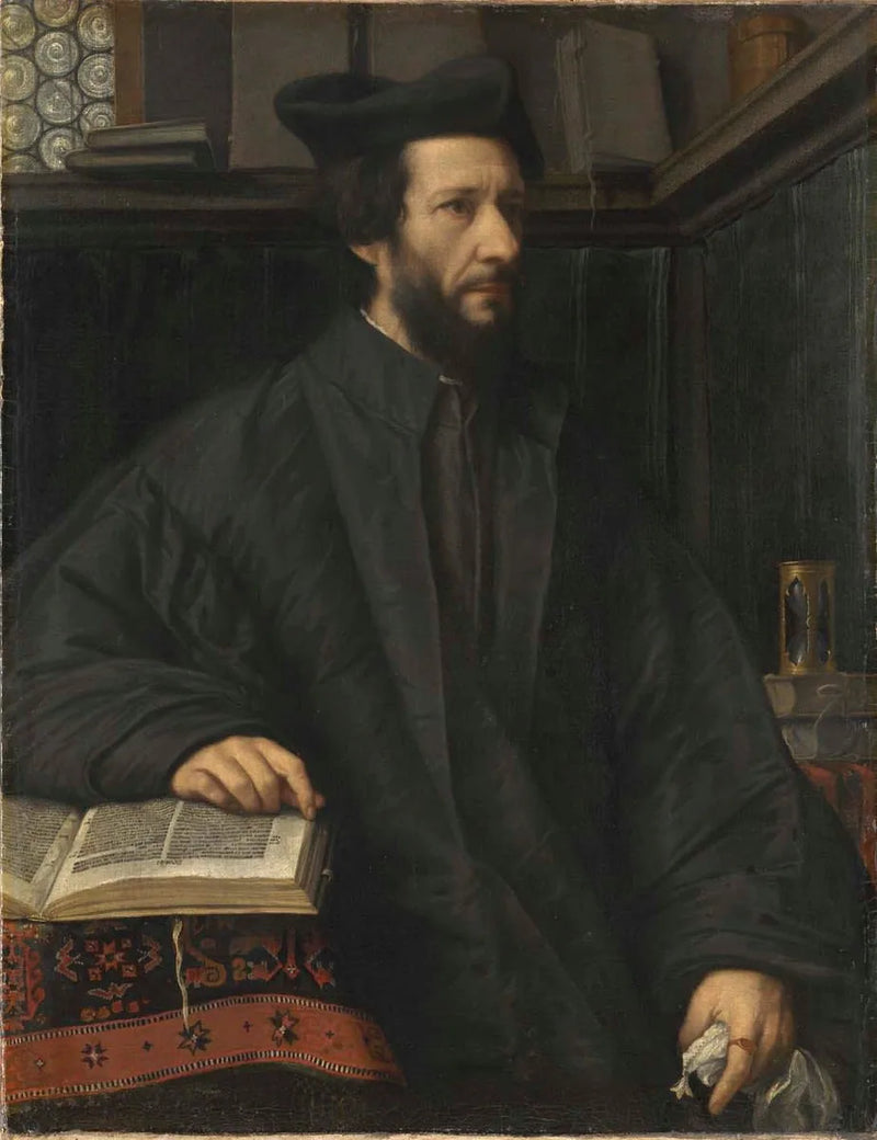 Porträtt av en prelat - Alessandro Bonvicino