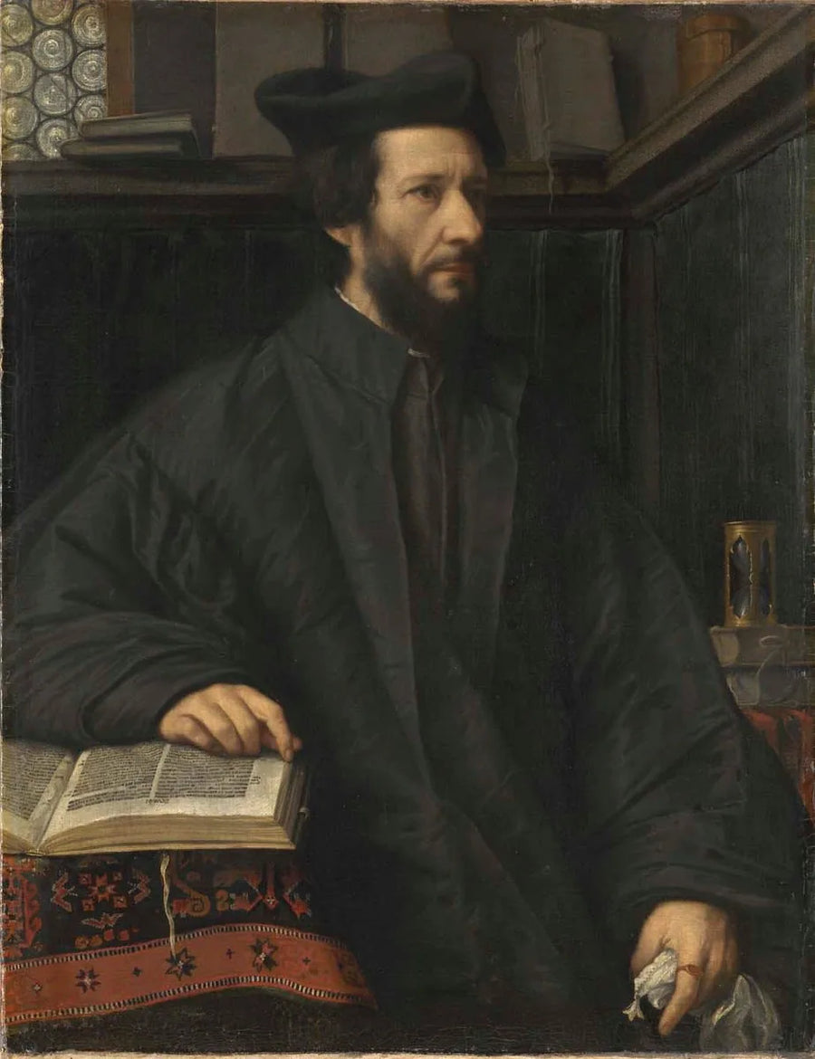 Porträtt av en prelat - Alessandro Bonvicino