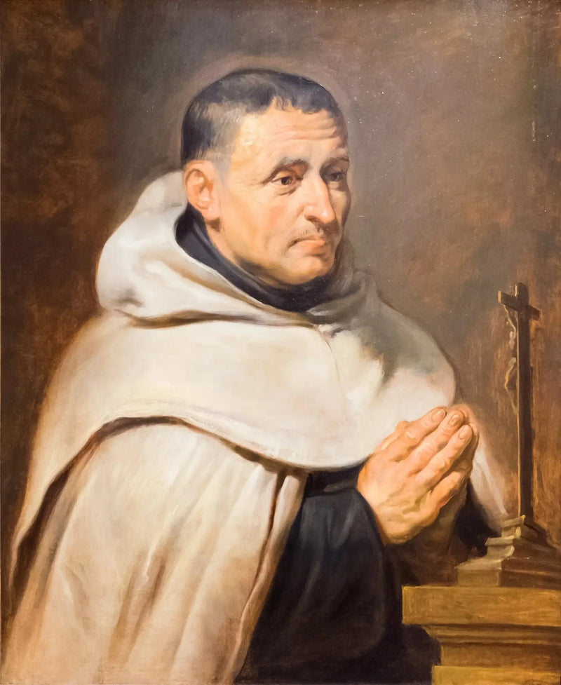 Porträtt av en karmelitmunk - Peter Paul Rubens