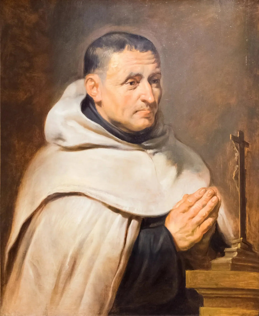 Porträtt av en karmelitmunk - Peter Paul Rubens