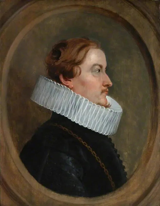 Porträtt av en okänd « Schepen » (bruxellisk magistrat) - Antoine van Dyck