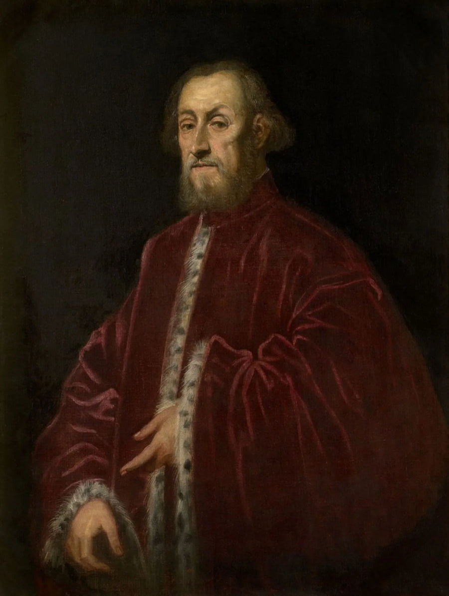 Venetiansk senatorporträtt - Jacopo Tintoretto