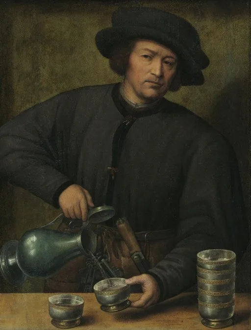 Porträtt av en vinspiller - Joos van Cleve