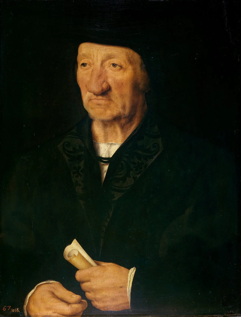 Porträtt av en gammal man - Joos van Cleve