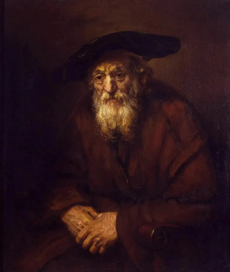 Porträtt av en gammal man - Rembrandt