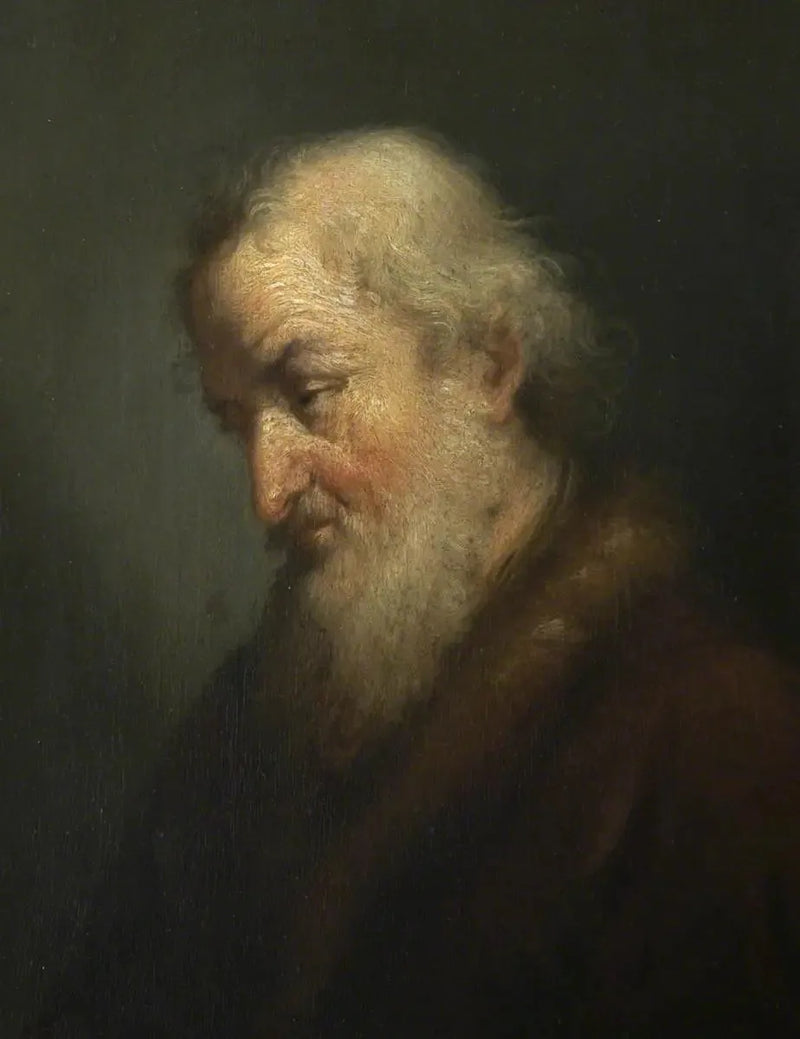 Porträtt av en gammal man - Rembrandt