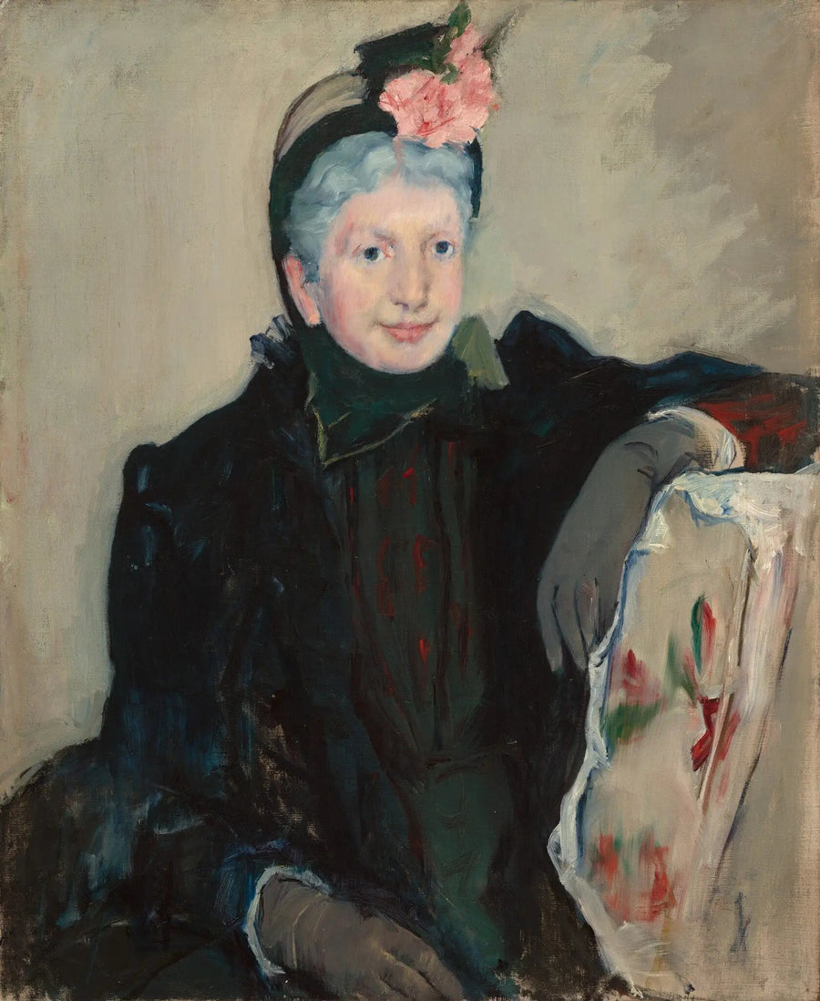 Porträtt av en gammal dam - Mary Cassatt