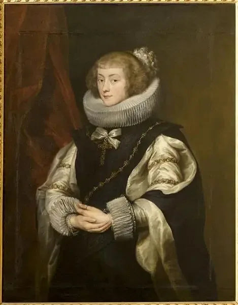 Porträtt av en dam - Antoine van Dyck