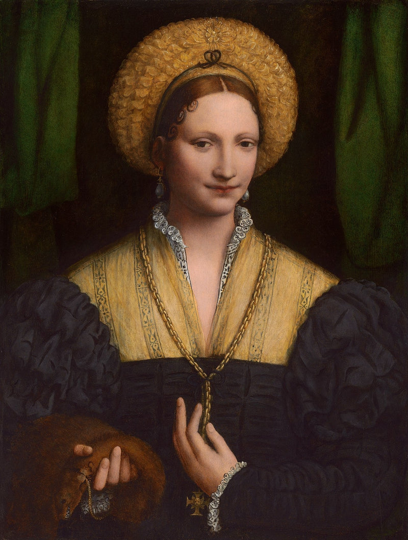 Porträtt av en dam - Bernardino Luini