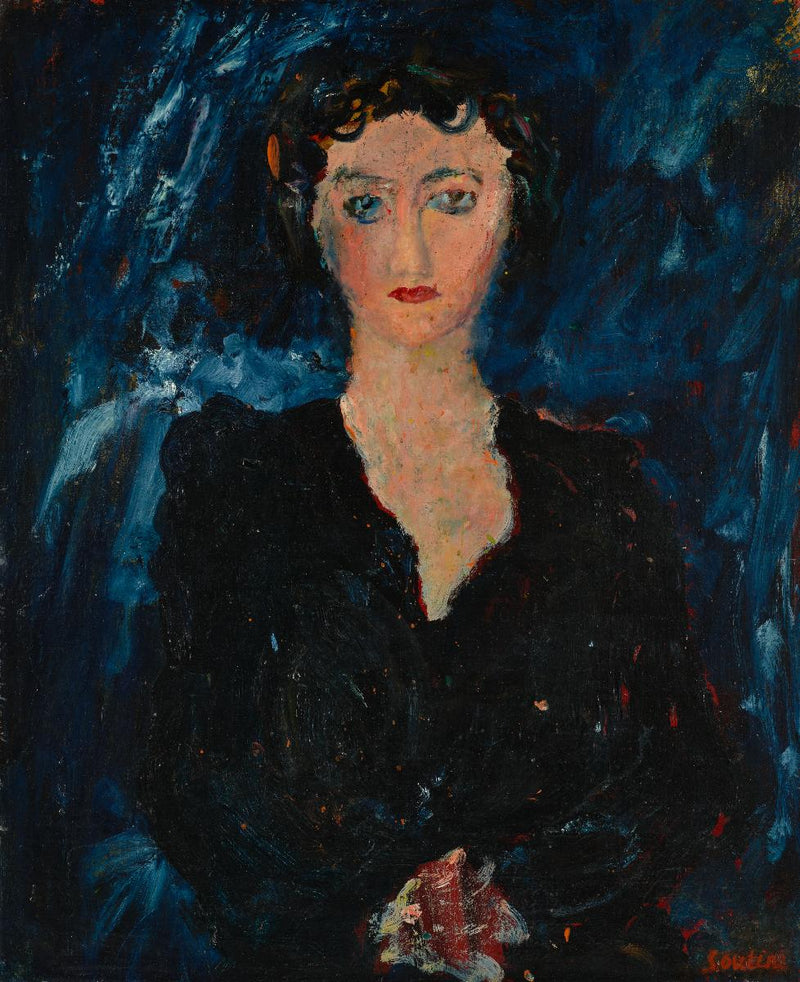 Porträtt av en dam - Chaim Soutine