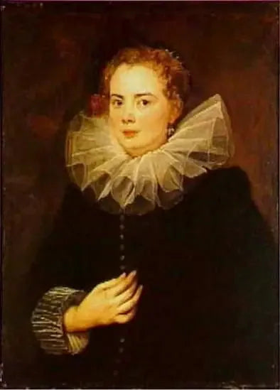 Porträtt av en dam från Genua, omkring 1625-1626 - Antoine van Dyck