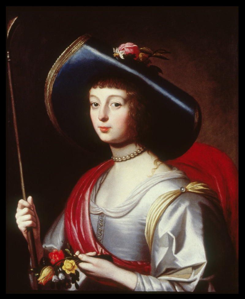 Porträtt av en hovdam i bergärsdräkt - Gerrit van Honthorst