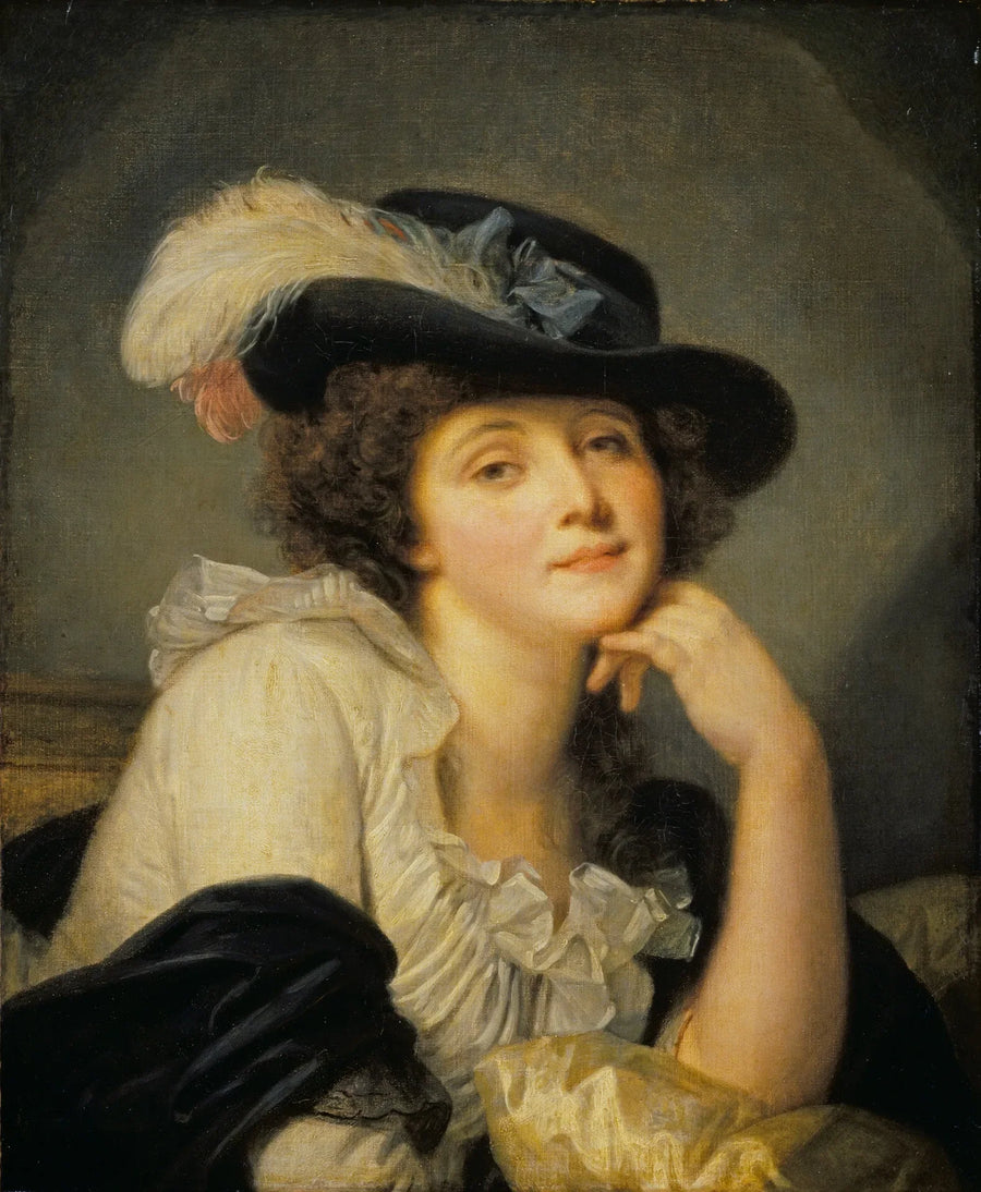 Porträtt av en dam, tidigare felaktigt kallad Porträtt av Sophie Arnould - Jean-Baptiste Greuze