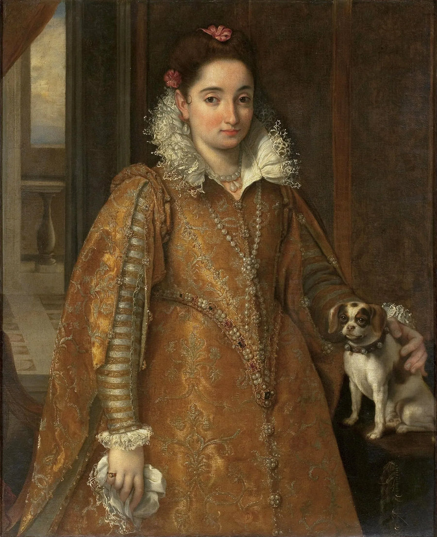 Porträtt av en dam - Federico Barroci