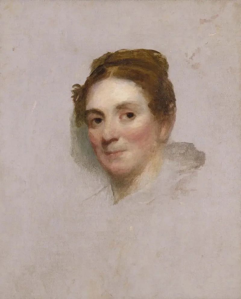 Porträtt av en dam - Gilbert Stuart
