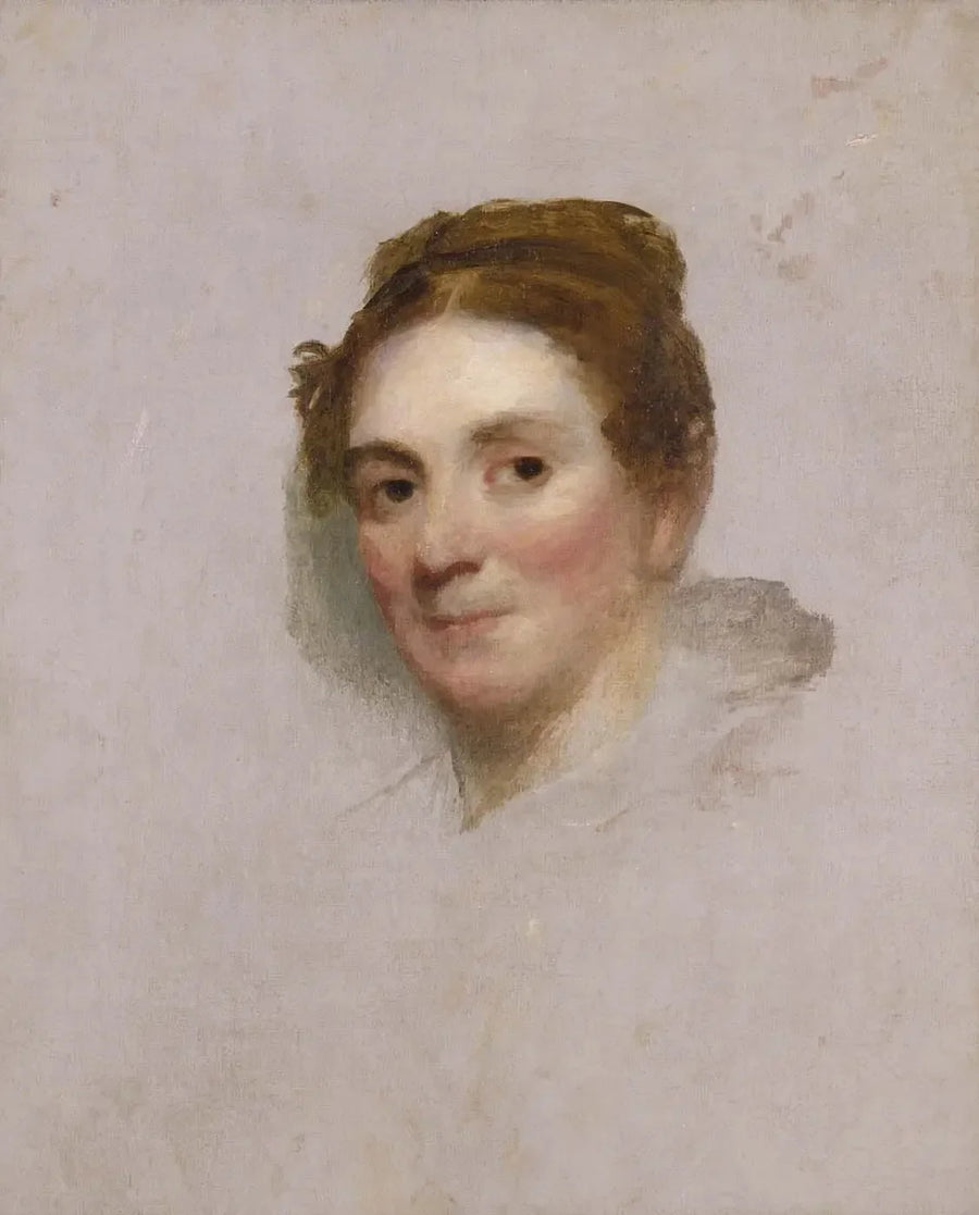 Porträtt av en dam - Gilbert Stuart