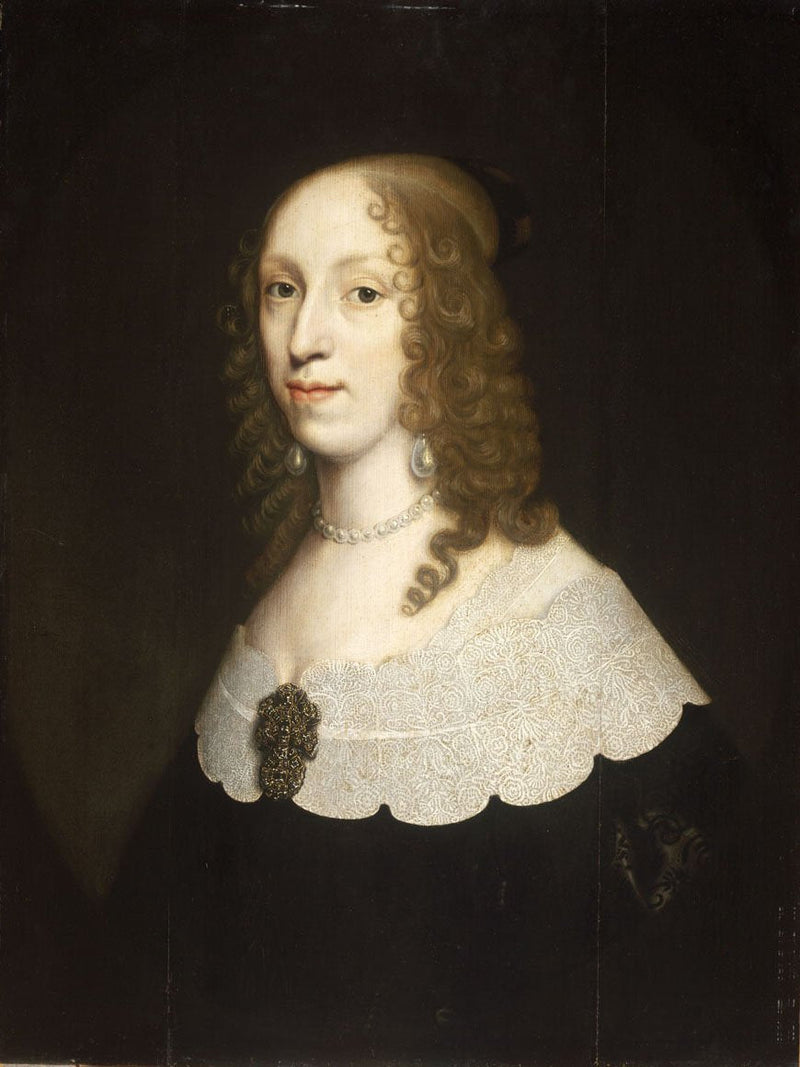 Porträtt av en okänd dam - Gerrit van Honthorst