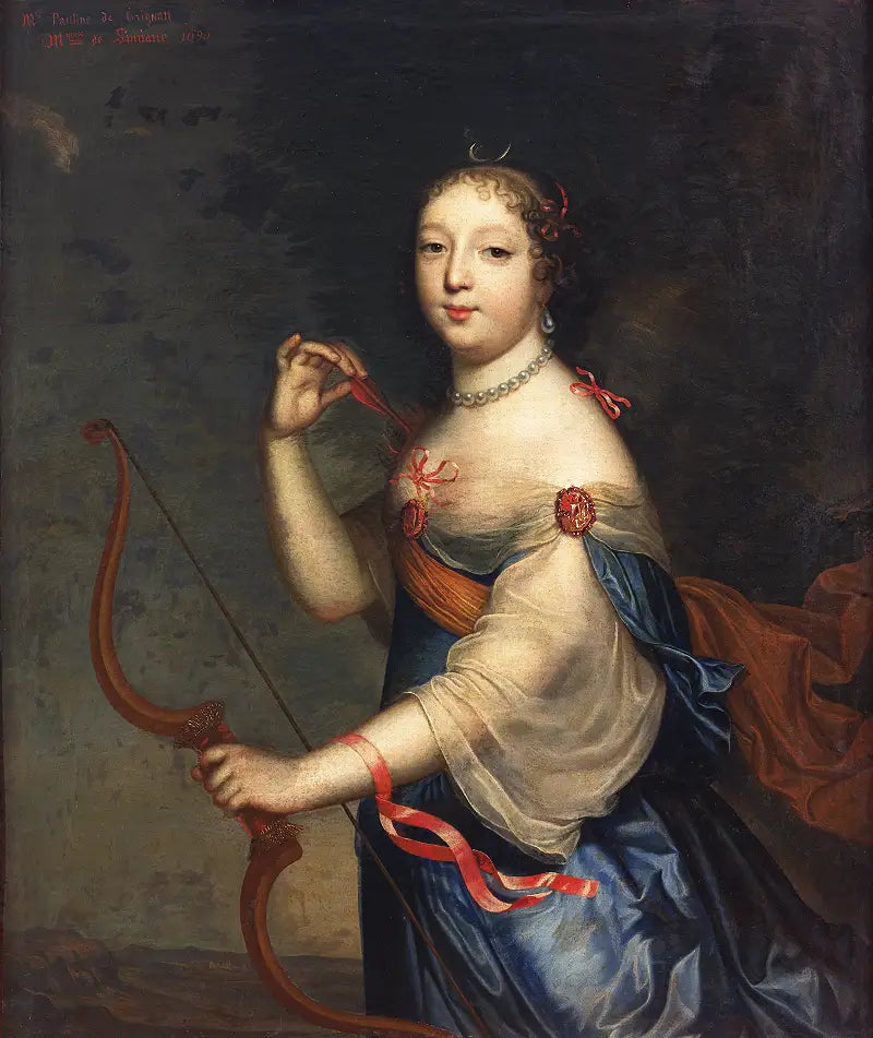 Porträtt av en dam - Jean Nocret