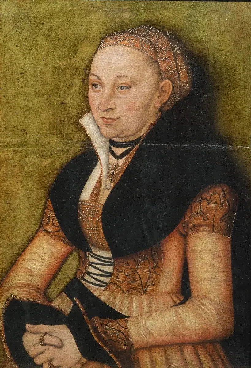 Porträtt av en dam - Lucas Cranach den äldre