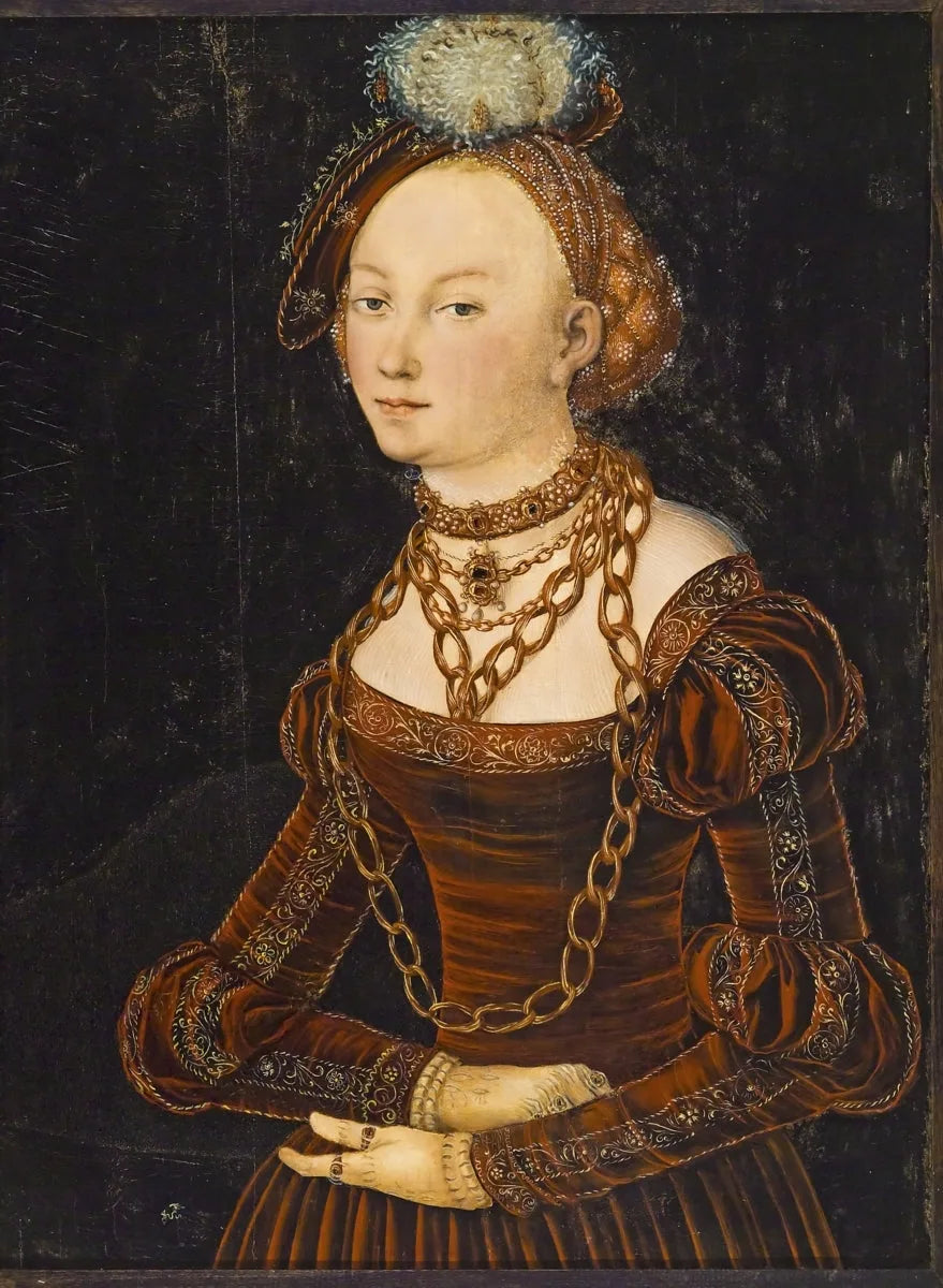 Porträtt av en dam - Lucas Cranach den äldre