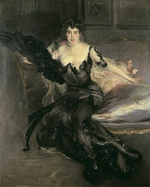 Porträtt av en dam, Mme Lionel Phillips - Giovanni Boldini