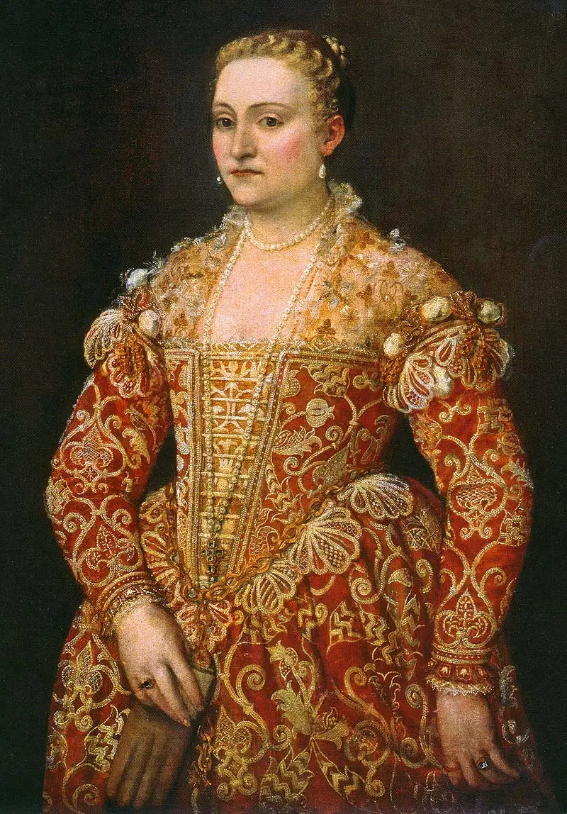 Porträtt av en dam - Paul Véronèse